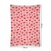 Decorative panel with photo printing "hearts on strips", vertical, size 150x200 cm