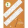 Poster coloring "Entertaining roll. Learning numbers" 19.5x200 cm