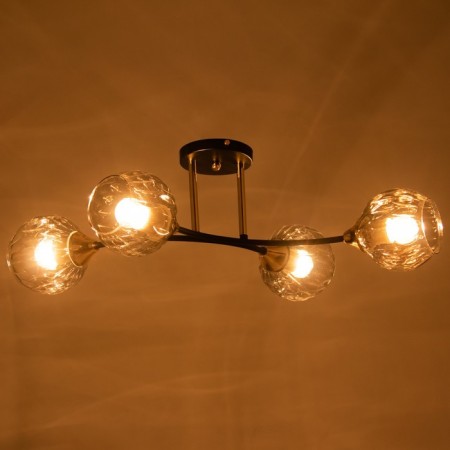 Chandelier gallop "Dawn" 4x60W E27 black-2