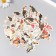 Stickers for creativity "Exotic birds" embossing gold set 48 pcs 9x7x0.8 cm
