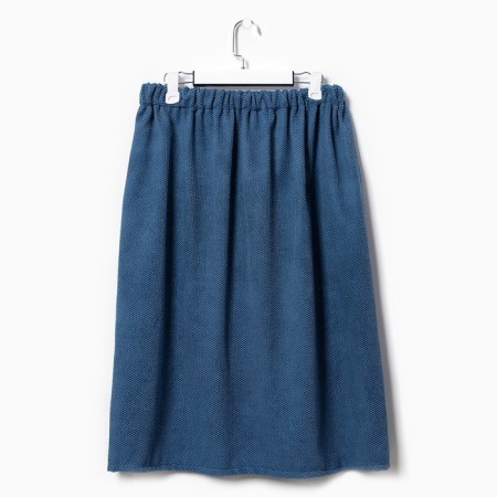 A towel for a bath Ethel, col. Blue, husband. Kilt 75x150 cm, 100% polyester, 300 g/m2-3