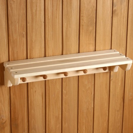 Big regiment with a hanger 5 hooks 57x18x12cm, linden "Dobroparov"-1