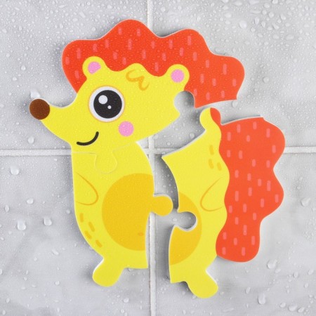 Soft puzzle for kids "Hedgehog on a walk", 3 details, crush me-7