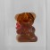 Lava-lamp "Bear" LED 2W from batteries 3haa brown 7x7x24 cm