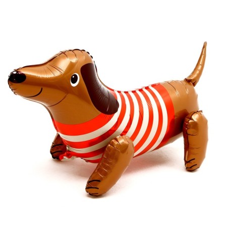 Foil ball 27 "Dachshund in a striped T -shirt", under the air