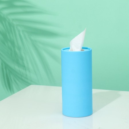 Napkins in a tube 50 pcs, 2 layers "blue"-1