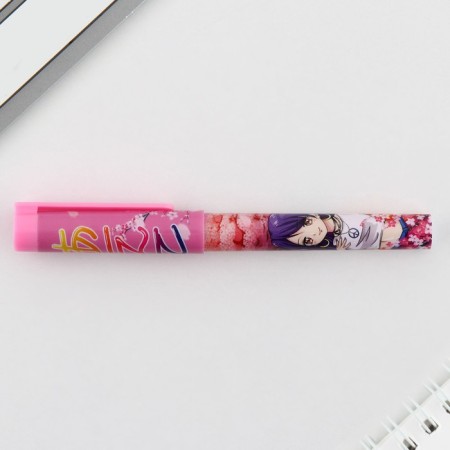 Handle Blue Blue Paste 0.7 mm with a cap "Anime" Plastic-3
