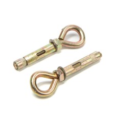 Anchor bolt of scrap, with a ring, galvanized, 8x45 mm, 100 pcs