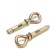Anchor bolt of scrap, with a ring, galvanized, 8x45 mm, 100 pcs