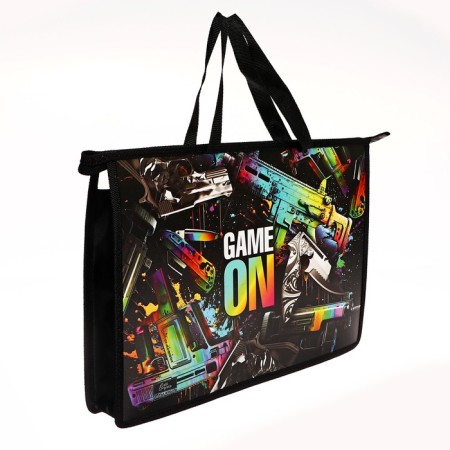 Folder with A4 handles, 335 x 235 x 55 mm, plastic, pens, Calligrata Game on-1