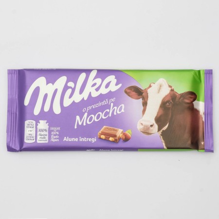 Milka chocolate tiles, with a solid hazelnut, 100 g-3