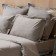 Fergy pillowcase set, size 70x70 cm, beige-gray color, 2 pcs