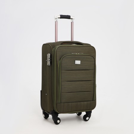 Small suitcase 20 "on lightning, code castle, with extension, khaki color-1