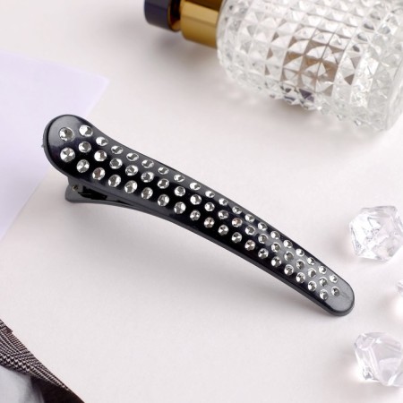 Hair clip "overflow" 10.5 cm, black