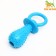 Chewing toy "nipple", tpr, 10 x 3 cm, blue