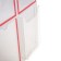 Information stand “Information” 6 pockets (5 flat A4, 1 volumetric A4), red color