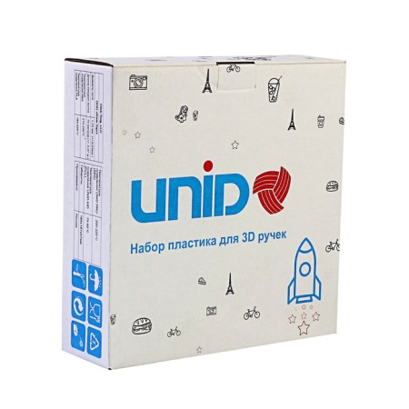 UNID PRO-6 plastic, for 3D handles, 6 colors in a set, 10 meters-5