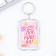 Gift set: keychain and ballpoint pen "since March 8", 16.2 cm x 11 cm.