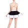 The lower part of the maid costume, Pecado BDSM, skirt, black and white, 44-46