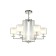 Crystal Lux, Nicolas 3400/306, E14, 6x60 W, 48.8x74x74 cm, Nickel color