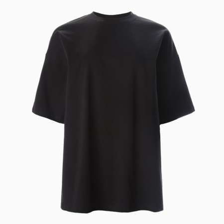 Women's T-shirt Basic Line Black Black, Rr. 44-5