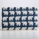 Stellyer box for storage with a lid "Northern Bear", 25 × 20 × 17 cm, blue color