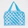 Cosmetic bag with lightning, blue color