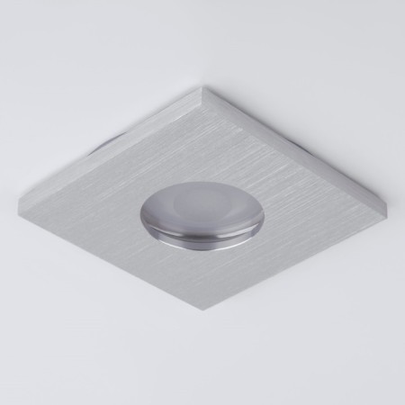 Smart moisture -proof lamp Elektrostandard, Flicks, 84x84x27 mm, GU10, Silver Color-2