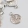 Decor for creativity Metal "Pocket watch" silver 2.9x2.2 cm