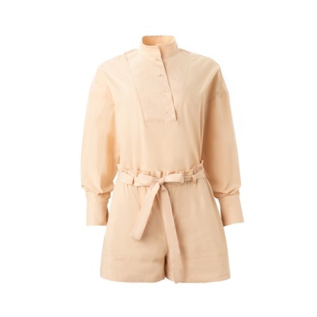 Women's costume (blouse, shorts) minku: enjoy beige color, size 44-8