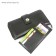 Pearl with Cardholder, Magnet, 2-for bills, 1-for coins, 12 cards, black matte