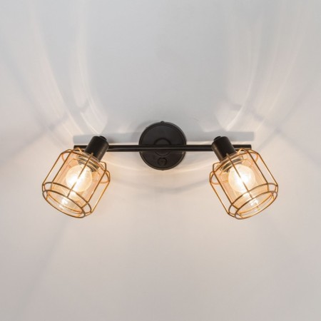 Sconces Citilux "Taverna" CL542622, 34x18 cm, 2x60W, E14, Black Color Black-3