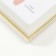 Photo frame plastic 15x20 cm "Golden stripes, double" 17.3x22.2 cm