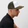 Baseball cap with minaku grid, green color, size 56-58