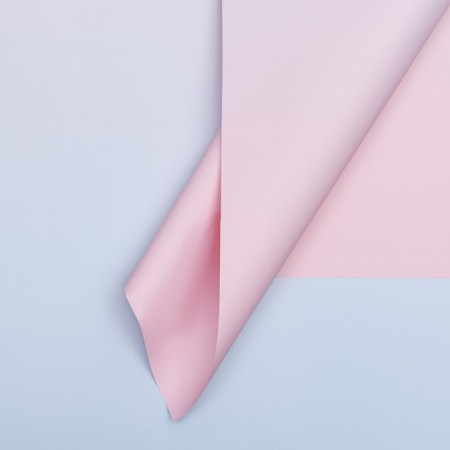 Matte flowing film, "overflow", 57 x 58cm, pink+blue