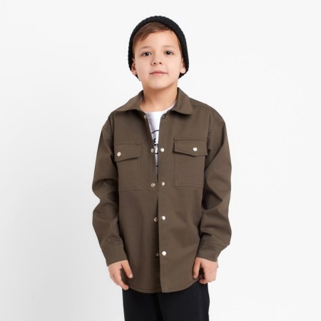 Jeaning children's nursery KAFTAN size 30 (98-104 cm), khaki color