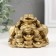 NECK Polystone Bronze "Turtles with toad" 7x9x6.5 cm
