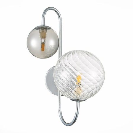 Sconces st. SL1124.101.02. Vinetto. 2x5 watts, G9, 4000k, 19.5x36 cm, chromium color