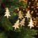 A set of decorative clothespins with a “Christmas tree” backlight 12 × 8 cm, set 6 pcs.