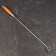 Hook for meat is universal double, 62cm, with a wooden handle