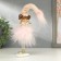 Polystone souvenir "Angel-girl in the pink down jacket" MIX 32x5.5x7 cm
