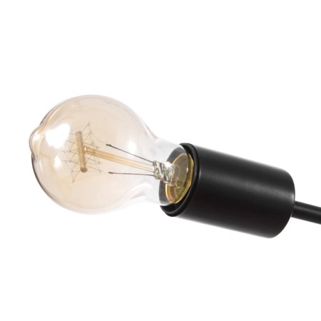 Ceiling chandelier "Orion" 6x60W E27 Color: Black-5