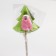 Caramel on a stick "Christmas tree-shock", green, 22g