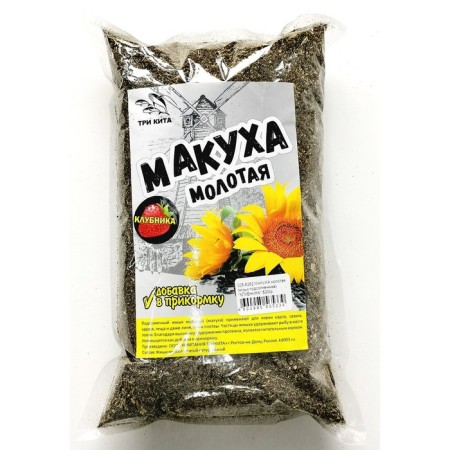 Makukha ground, cake of sunflower, strawberries, 500 g