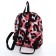 Backpack from textiles on lightning, Erich Krause, 1 pocket, pink/leopard color