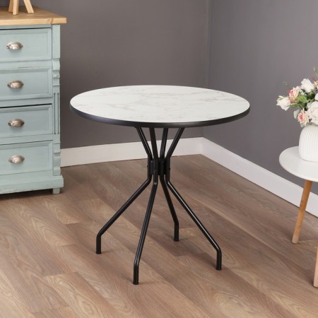 Table Kitchen Rund LDSP 22 mm, 780x780x740, sabia-1