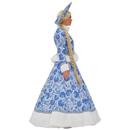 The carnival costume "Snow Maiden is the merchant", the color is blue, p. 52-54-2