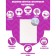 A4 labels are self -adhesive 100 sheets, 80 g/m, on a sheet of 65 labels, size: 38 x 21.2 mm, glossy, white