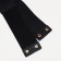 Women's belt, width 11 cm, elastic band, on buttons, black color