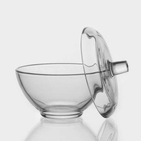 Glass sugar "Sympathy", 400 ml, with a lid-1